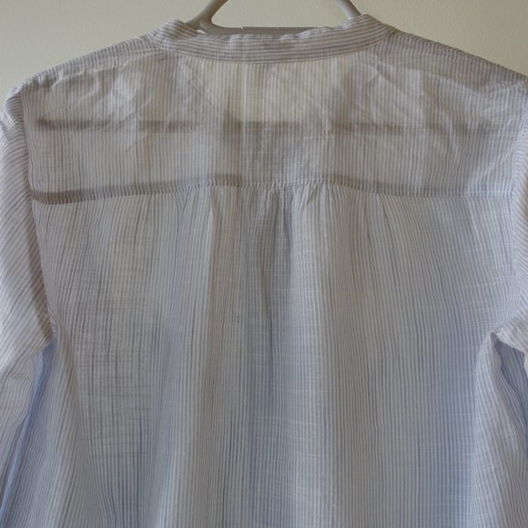 J. Crew Light Blue Tunic Top - Picture 9 of 10